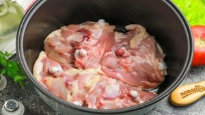 Курица в мультиварке жареная