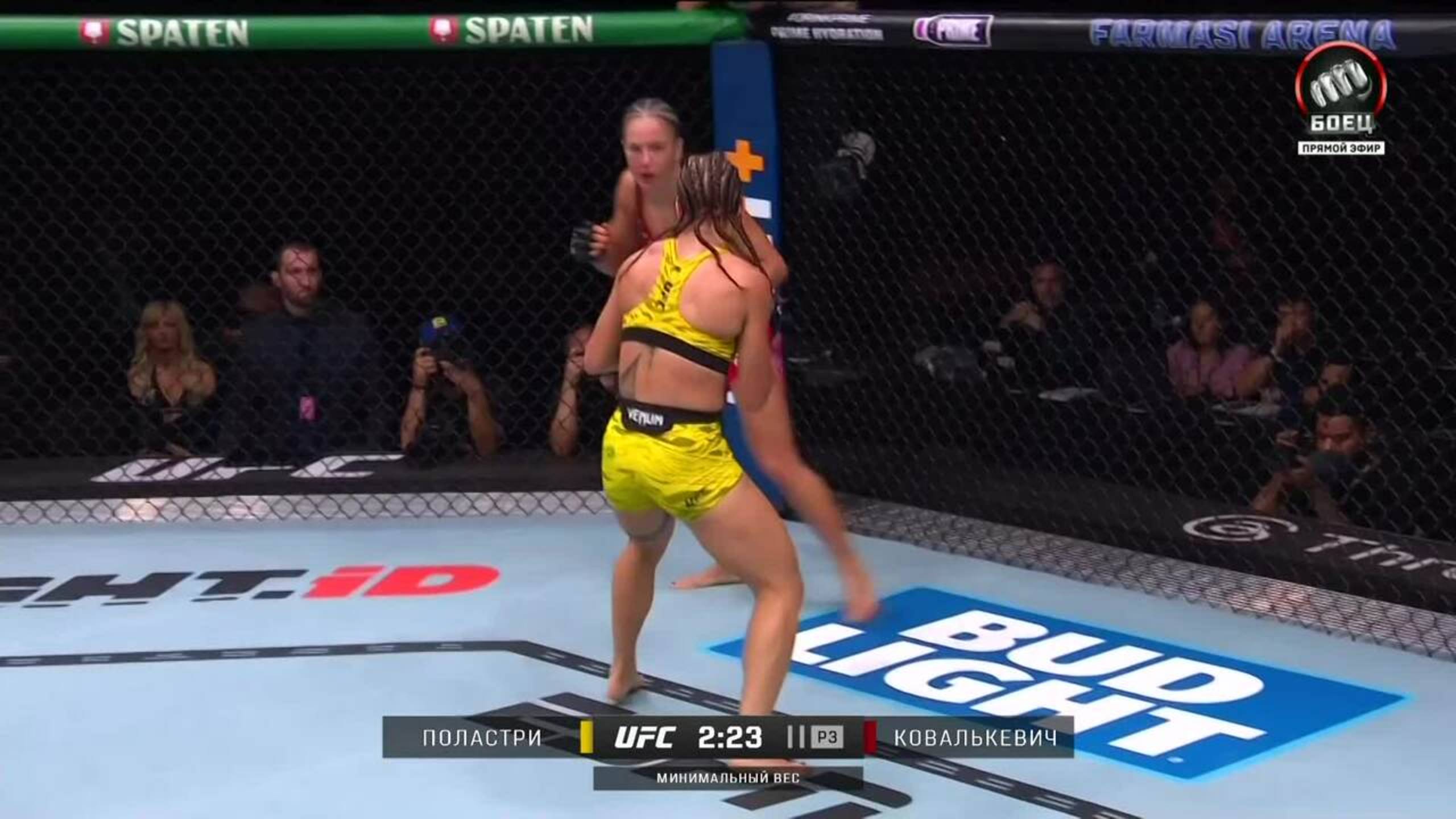 Джулия Поластри против Каролинs Ковалькевич (видео). UFC Fight Night
