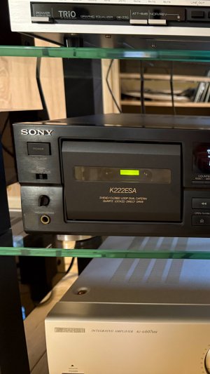 SONY TC-K222ESA Демонстрация работы после технического обслуживания