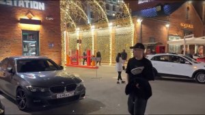 Москва 2025 🌃 Прогулка по ночной жизни столицы и красивые русские девушки