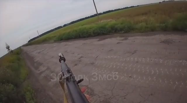🔴Наши мужики вовремя замечают дрон ВСУ в засаде и оперативно уничтожают его. Сумская область.🔴
