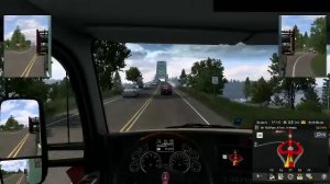 American Truck Simulator 015 Не габаритная конструкция!