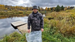 Зарыбление дачного пруда молодью щуки. 12.10.25.