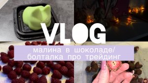 VLOG/малина в шоколаде/болталка про трейдинг