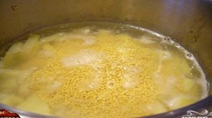 Пшенная каша с тушенкой в мультиварке