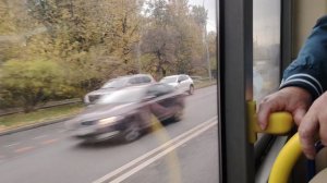 Поездка на автобусе ЛиАЗ 6213 борт 191893, по маршруту 687 от Мякинино до Метро Щукинская