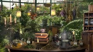 Ведьмина атмосфера, колдовская  оранжерея.