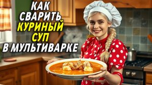 Как сварить куриный суп в мультиварке