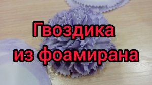 Удивительно красивая гвоздика своими руками