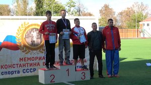 Соревнования по лёгкой атлетике,на стадионе «Сигнал» посвящённые памяти, К. В. Рябова