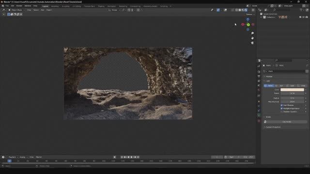 Каменистая текстура в Blender менее чем за 2 минуты