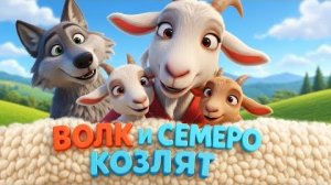 Сказка " Волк И Семеро Козлят" | Мультики для Детей