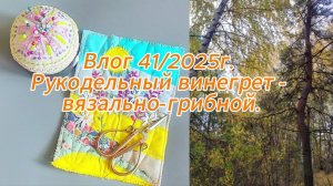 Рукодельный винегрет - вязально-грибной. Влог 41/2025г.