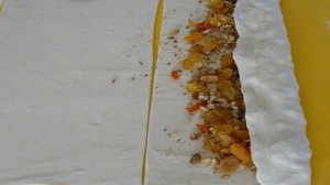 Рулет из сухофруктов и орехов