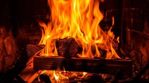 Живой звук камина