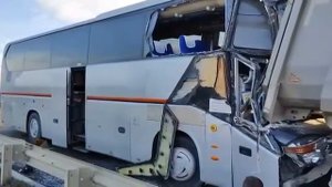 12 августа 2025г. автобус с  детьми попал в ДТП на Кубани: никто не пострадал