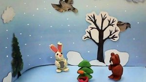 Как звери елку наряжали.