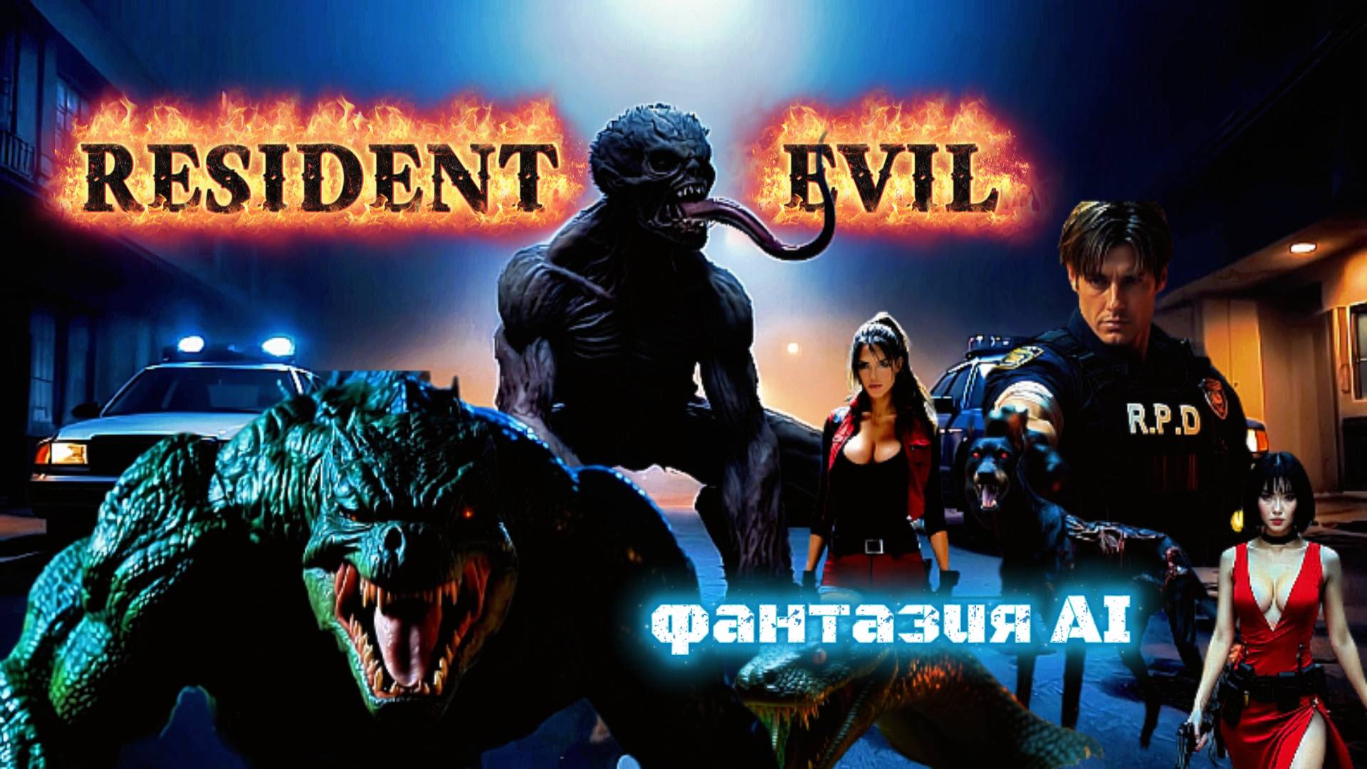 Resident Evil - фантазия AI 🧟♂️🌍💀