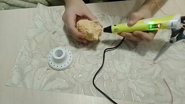 Делаю прикольную фигурку зайчика 3D ручкой /рисование 3D ручкой на канале Влад. Умелые руки.