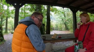 Ореховский водопад в Сочи во время дождя 12 отктября 25 года