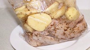 Курица в мультиварке в рукаве