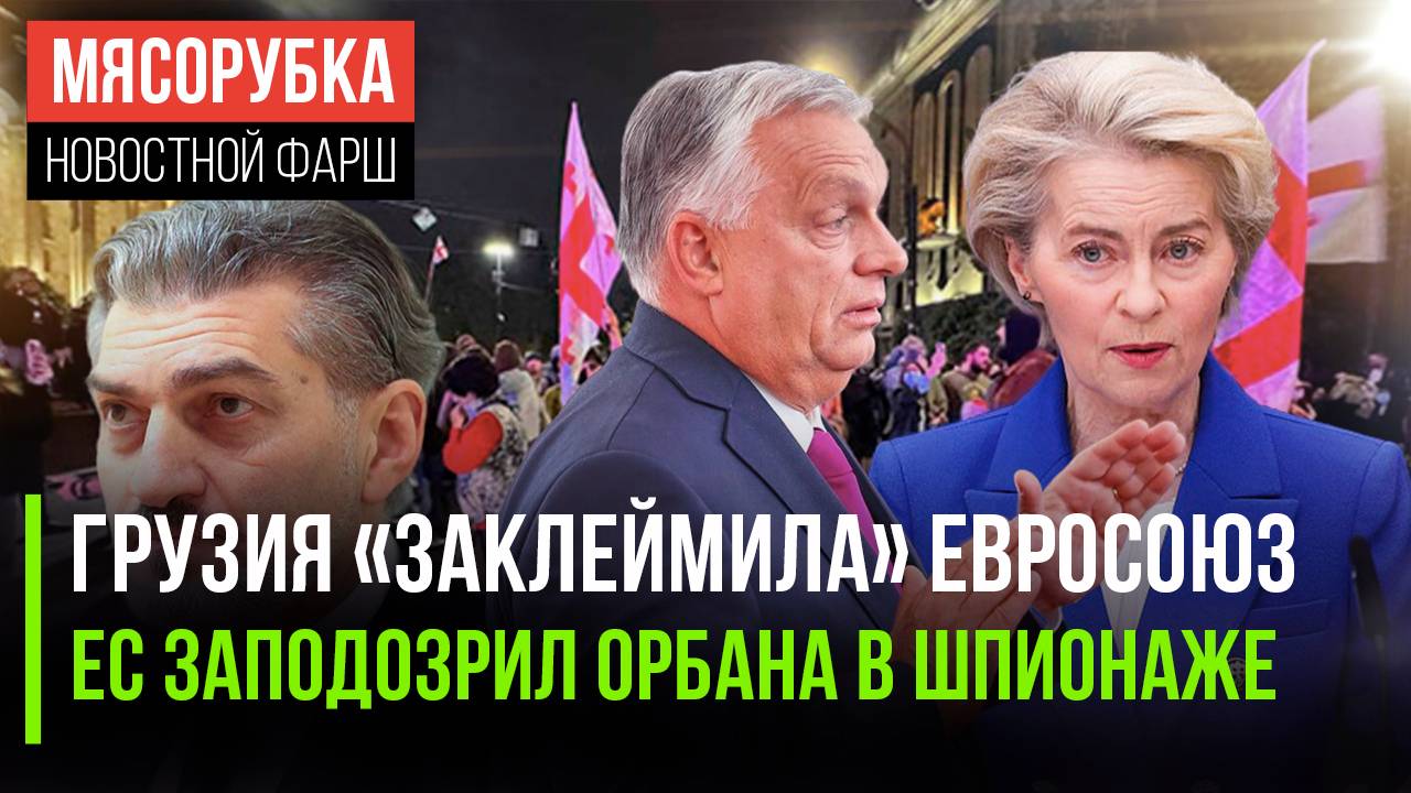 Грузия рвёт связи с ЕС || Урсула испугалась шпионов Орбана || Прибалтика готовится к «замесу»