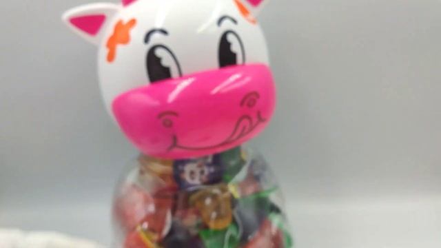 Десерт желейная игрушка-копилка КОРОВКА Канди Клаб. Ассорти. Набор 100шт