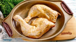 Окорочка с хрустящей корочкой в духовке