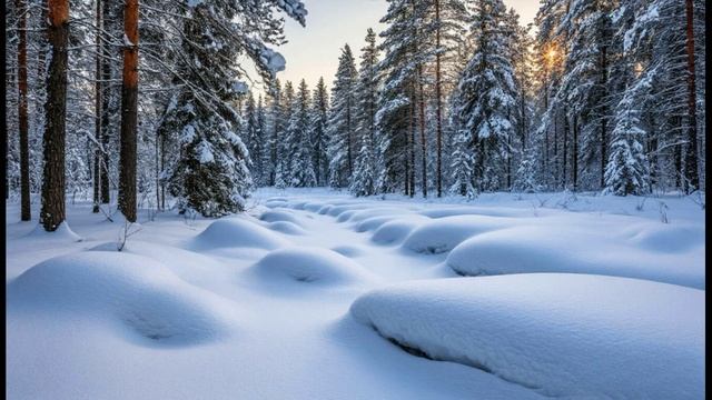 белый снег