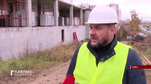На улице Родзевича-Белевича в Орле продолжается строительство общеобразовательной школы.