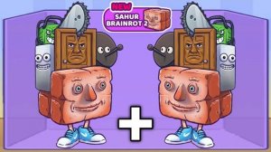 ИГРАЕМ MERGE FELLAS НЕРЕАЛЬНАЯ ПОДБОРКА БОСС САХУР! BRAINROT КОМПИЛЯЦИЯ