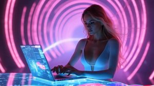 Trading Focus Deep House Mix 🎧 Neon Productivity Vibes 🌌 Mix 2025
