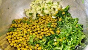 Окрошка с сосисками