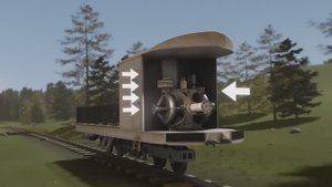 🔴Монорельсовый поезд