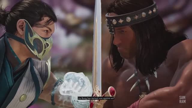 Mortal Kombat 1 - Саб-Зиро Vs Конан. Бруталити