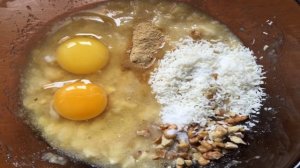 Овсяный пирог с бананами