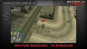 GTA Chinatown Wars - Walkthrough - Unique Stunt Jump #23 - Hatton Gardens (Algonquin)