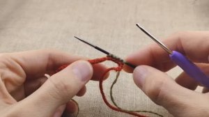 Как набрать петли спицами, чтобы они оставались открытыми