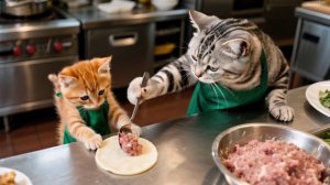 Приготовление пельменей с Джинни и папой!