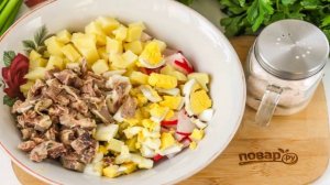 Окрошка с квашеной капустой