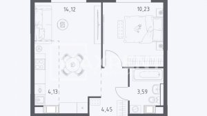 Продаётся Евро-двушка ЖК Цветочные поляны корпус 8.