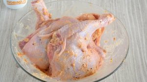 Окорочка в духовке с майонезом и чесноком