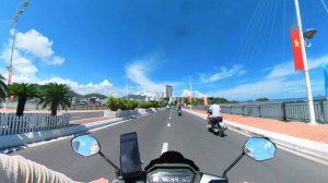 Вьетнам октябрь на мотике по городу