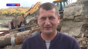 Работы на Ольховском водохранилище