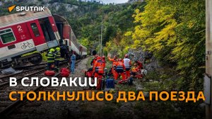 В Словакии лоб в лоб столкнулись два пассажирских поезда