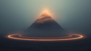 Pyramid of Flickering Sound 🌫️ 2-Hour Hypnotic Ambience ｜ Soundwave Structure ｜ Invisible Rhythm