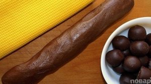 Печенье с карамелью в шоколаде