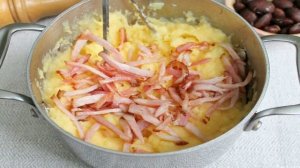 Рулет картофельный с яйцом