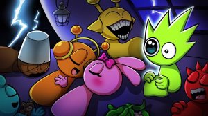 Суперсемейка Спрунки - OWAKCX : Почему я не могу спать один.. | Анимация Суперсемейки Спрунки