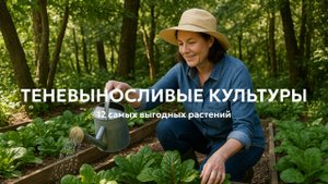 12 овощей для выращивания в тени ⛅️